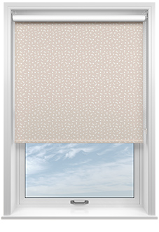 Eighties Shapes, Beige - Roller Blind